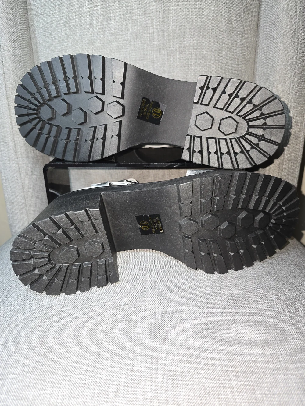 Soda Silver Metallic Chunky Platform Sandal